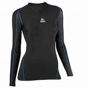 McDavid Compression Shirt Long Sleeve V-neck 8800T men zwart