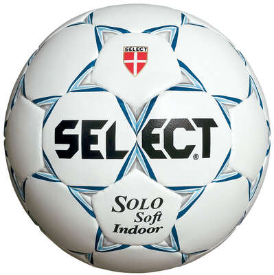 Select Voetbal Solo Soft Indoor Wit groen maat 4