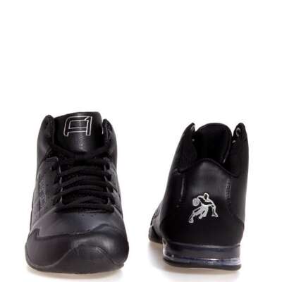 AND1 Basketbalschoen Rebel Mid Wit Rood D129BWR