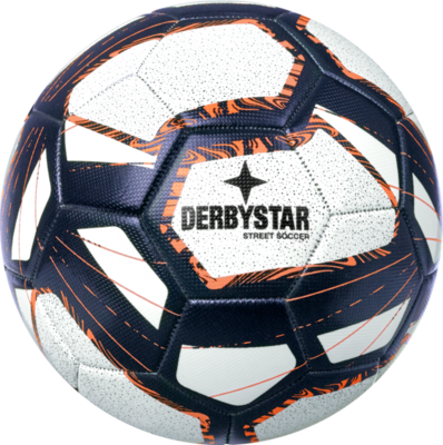 Derbystar Voetbal Street Soccer wit blauw oranje