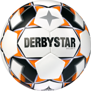 Derbystar Voetbal Brillant TT AG wit zwart oranje 1132