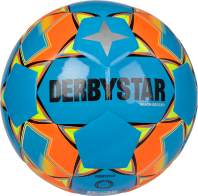 Derbystar Voetbal Street Soccer geel / blauw/ oranje V22 1547 maat 5