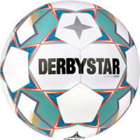 Derbystar Voetbal Stratos V23 Light 1043 wit oranje grijs