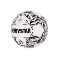 Derbystar Voetbal Mini Eredivisie Wit Zwart V21 4268 