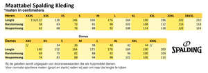 Spalding Sleeves Arm sleeves maattabel