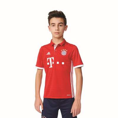 Adidas FC Bayern München Heim Kindertrikot 2016/17 Rot