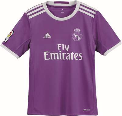 Adidas Real Madrid Auswärtstrikot Kids Lila