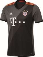 Adidas FC Bayern Away Jersey 16/17 Grau