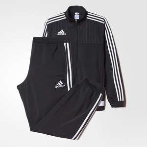 Adidas Tiro 15 Polyesteranzug Schwarz