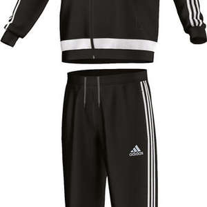 Adidas Tiro 15 Polyesteranzug Schwarz