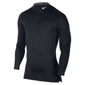 Nike Cool Compression LS Mock Top Schwarz