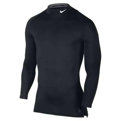 Nike Cool Compression LS Mock Top Schwarz