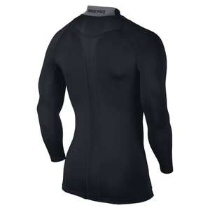 Nike Cool Compression LS Mock Top Schwarz