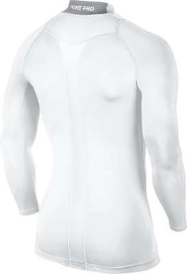 Nike Cool Compression LS Mock Top Weiß