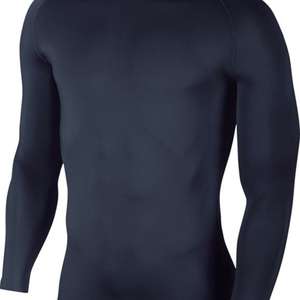 Nike Cool Compression LS Mock Top Dunkelblau