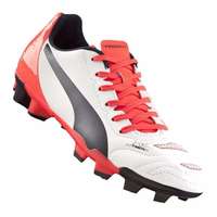 Puma evoPower 4.2 FG Jr. Weiß/Orange