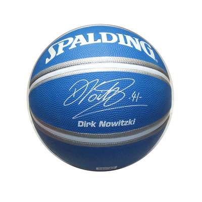 Spalding NBA Mavericks Dirk Nowitzki blauw/zilver