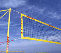Funtec Pro Beach volleybalnet 8,5m/9,5m mobiel