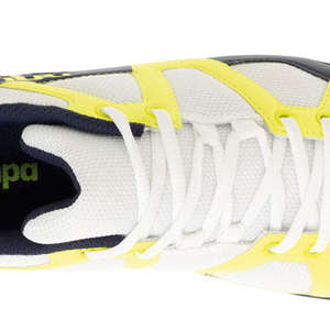 Kempa Schuhe Team weis gelb blau