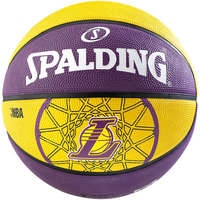 SPALDING NBA LAKERS BASKETBAL GEEL/PAARS