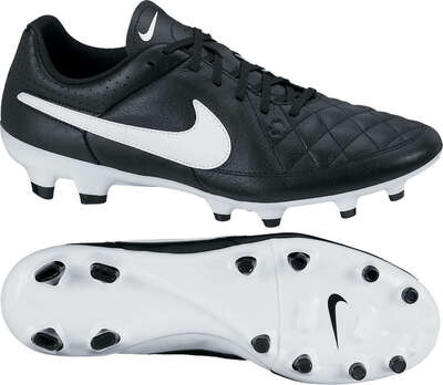 Nike jr tiempo genio leather fg orange | 630861-858
