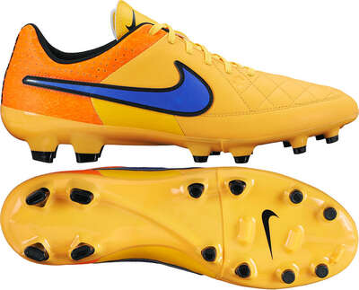 Nike tiempo genio leather fg orange | 631282-858