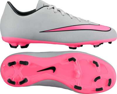 Nike jr mercurial victory v fg grau pink | 651632-060