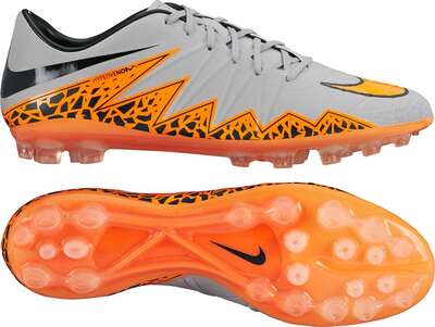 Nike hypervenom phatal ii ag-r grau orange | 749892-080