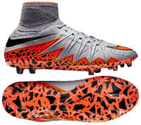 Nike hypervenom phantom ii fg grau orange | 747213-080