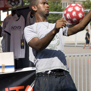 DERBYSTAR Monta Replica Streetball zwart/geel 
