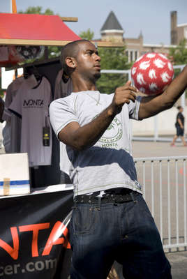 DERBYSTAR Monta Replica Streetball zwart/geel 