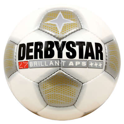 DerbyStar Brillant APS Eredivisie wit goud de Fußballshop Gameballs