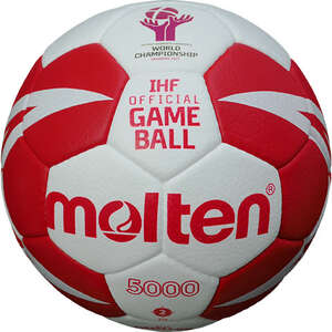 Molten Handbal H2X5001-W5D Wedstrijdbal WM 2015 Dames mt 2