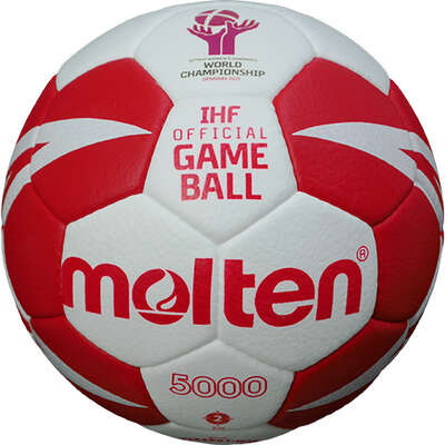 Molten Handbal H2X5001-W5D Wedstrijdbal WM 2015 Dames mt 2