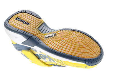 Kempa Schuhe Attack Junior gelb grau weis